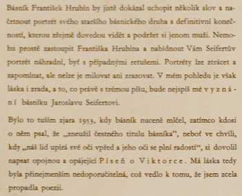 LP Josef Cincibus: Portrét Básníka Jaroslava Seiferta