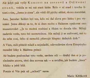 LP Josef Cincibus: Portrét Básníka Jaroslava Seiferta