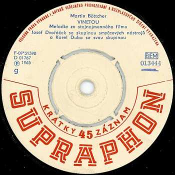 Album Karel Duba Orchestra: Vinetou / Poklad Na Stříbrném Jezeře