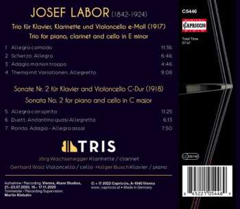 CD Josef Labor: Clarinet Trio; Cello Sonata No. 2