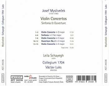 CD Collegium 1704: Violin Concertos, Sinfonia Et Ouverture