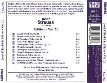 CD Josef Strauß: Josef Strauss:  Edition • Vol. 21