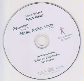 CD Ars Antiqua Austria: Requiem (1712/17), Missa Jubilus Sacer (1731)