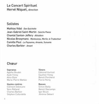CD Hervé Niquet: Don Quichotte Chez La Duchesse