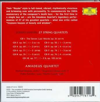 10CD/Box Set Amadeus-Quartett: 27 String Quartets / Seven Last Words On The Cross