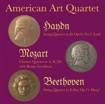 CD Ludwig van Beethoven: String Quartet Op.64 N°5 "Lark" / Clarinet Quintet In A, K. 581 / String Quartet Op.74 "Harp"