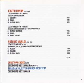 CD Joseph Haydn: Cello Concertos