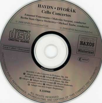 CD Antonín Dvořák: Cello Concertos