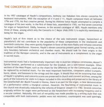 CD Joseph Haydn: Concertos