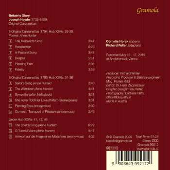 CD Joseph Haydn: Britain's Glory: Joseph Haydn Canzonettas