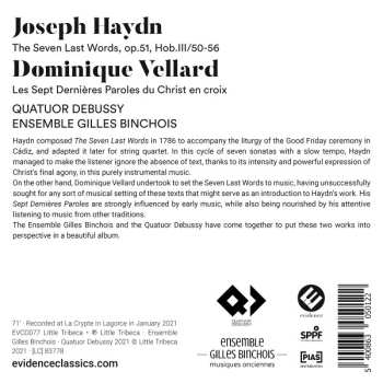 CD Joseph Haydn: The Seven Last Words : Les Sept Dernières Paroles