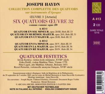 2CD Joseph Haydn: Les Quatuors Oeuvre 32 (Connus Comme Opus 20)