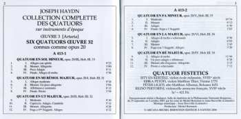 2CD Joseph Haydn: Les Quatuors Oeuvre 32 (Connus Comme Opus 20)