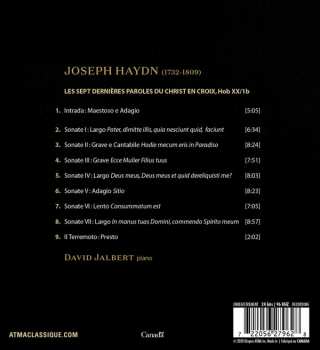 CD Joseph Haydn: Les Sept Dernières Paroles Du Christ En Croix