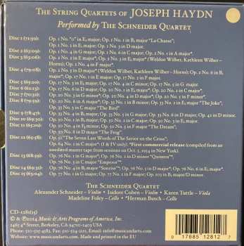 15CD/Box Set Joseph Haydn: The String Quartets. The Haydn Society Recordings
