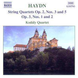 CD Joseph Haydn: String Quartets Op. 2, Nos. 3 And 5 Op. 3, Nos. 1 And 2