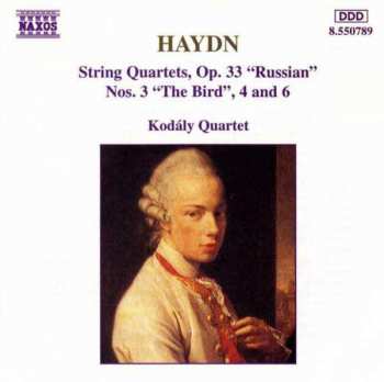 CD Joseph Haydn: String Quartets Op. 33 "Russian" Nos. 3 "The Bird", 4 And 6