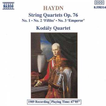 CD Joseph Haydn: String Quartets Op. 76 (No. 1 • No. 2 'Fifths' • No. 3 'Emperor')