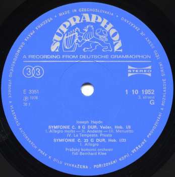 2LP Prague Chamber Orchestra: Symfonie