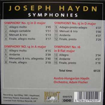 33CD/Box Set Joseph Haydn: Symphonies (Complete)