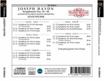 5CD Joseph Haydn: Symphonies Nos. 55-69 - The Esterházy Recordings - Volume Four