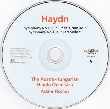 5CD Joseph Haydn: Complete London Symphonies