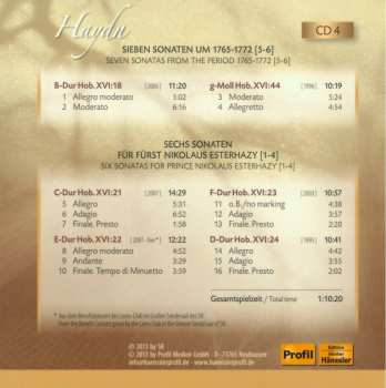 9CD/Box Set Joseph Haydn: The Piano Sonatas = Die Klaviersonaten