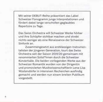 CD Marie-Claude Chappuis: Traumkönig Und Sein Lieb / Sinfonie Es-Dur