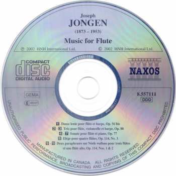 CD Marc Grauwels: Music For Flute