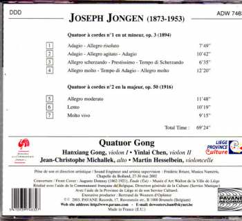 CD Quatuor Gong: Quatuors À Cordes, Op. 3 & Op.  50