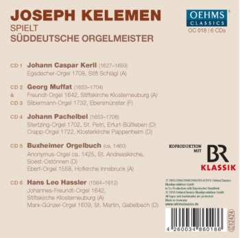 6CD Joseph Kelemen: Süddeutsche Orgelmeister