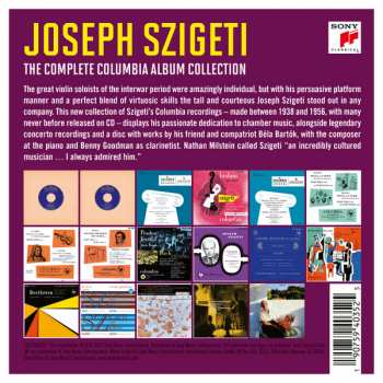 17CD/Box Set Joseph Szigeti: The Complete Columbia Album Collection