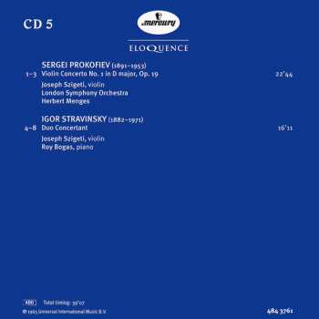 6CD/Box Set Joseph Szigeti: The Mercury Masters