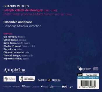 CD Joseph Valette de Montigny: Grands Motets