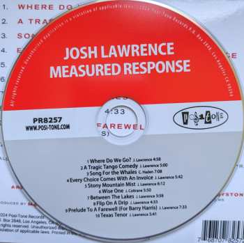 CD Josh Lawrence: Measured Response
