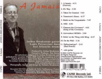 CD Joshua Breakstone: A Jamais