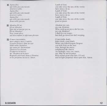 CD Josquin Des Prés: Missa L' Homme Armé / Ave Maria / Absalon Fili Mi