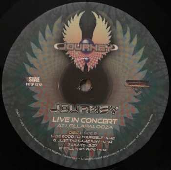 3LP Journey: Live In Concert At Lollapalooza