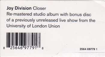 2CD Joy Division: Closer