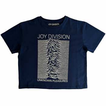 Merch Joy Division: Dámske Crop Top Unknown Pleasures