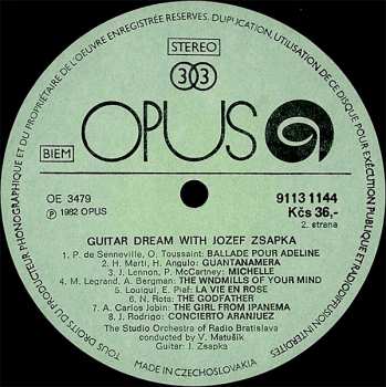 LP Jozef Zsapka: Guitar Dream With Jozef Zsapka (82 1)