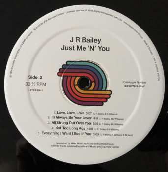 LP J.R. Bailey: Just Me ’N’ You