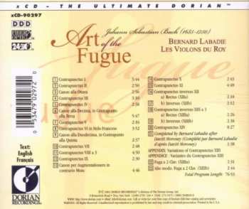 CD Johann Sebastian Bach: Art Of The Fugue