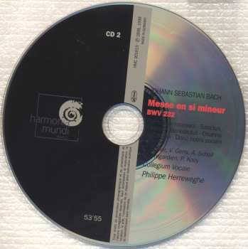 2CD Johann Sebastian Bach: Messe En Si = H-moll-Messe