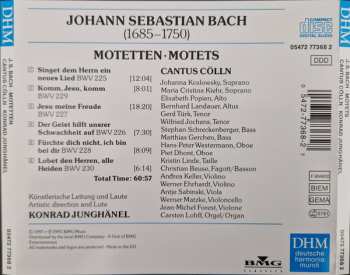 CD Johann Sebastian Bach: Motetten · Motets (BWV 225 - 230)