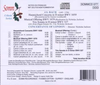 CD Johann Sebastian Bach: A Musical Offering, BWV1079