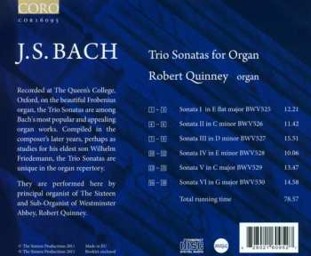 CD Johann Sebastian Bach: Trio Sonatas For Organ