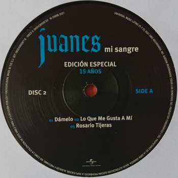 2LP Juanes: Mi Sangre