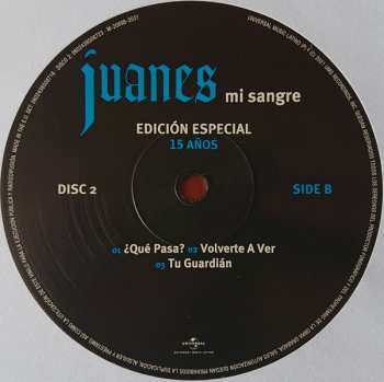2LP Juanes: Mi Sangre