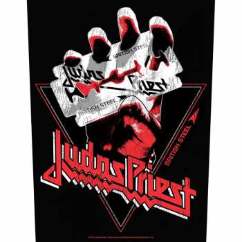 Merch Judas Priest: Nášivka na chrbát British Steel Vintage